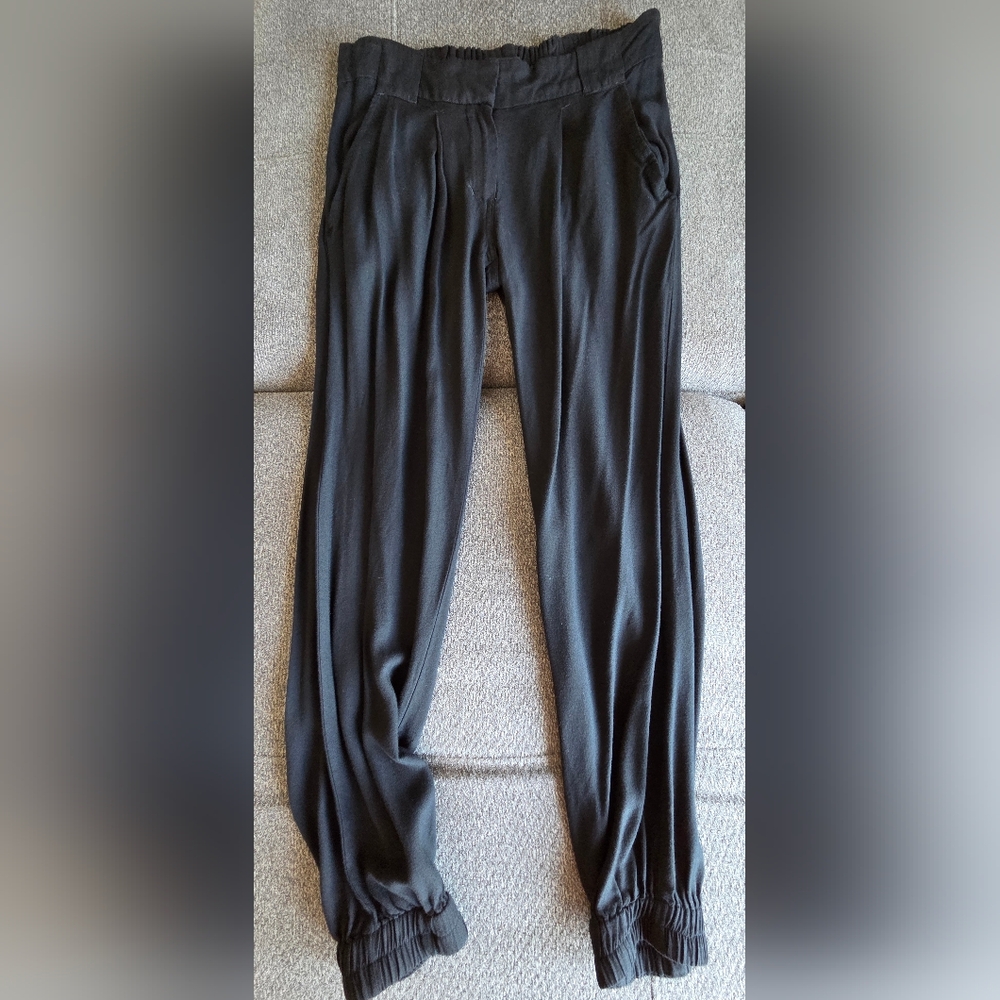 Talula Black Rayon Pants In Size 2.